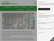 Tablet Screenshot of homebuyservice.co.uk
